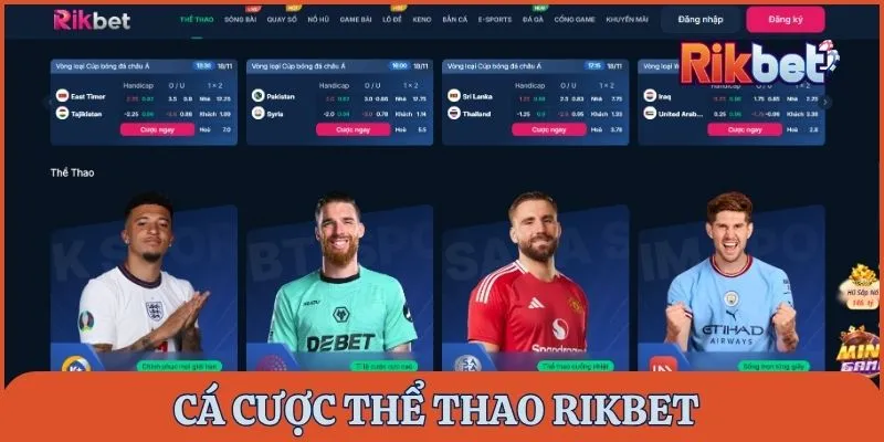 Cá cược thể thao với tỷ lệ kèo ổn định và hàng trăm trận đấu mỗi ngày